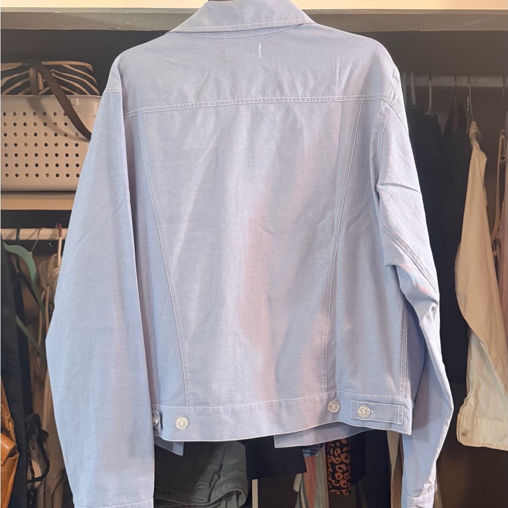 McNairy & Co Men's Light Blue Shirt Jacket - Picture 5 of 6